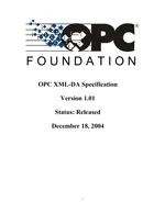 OPC XML-DA Specification Version 1.01