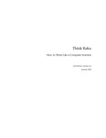 Think Raku: How to Think Like a Computer Scientist