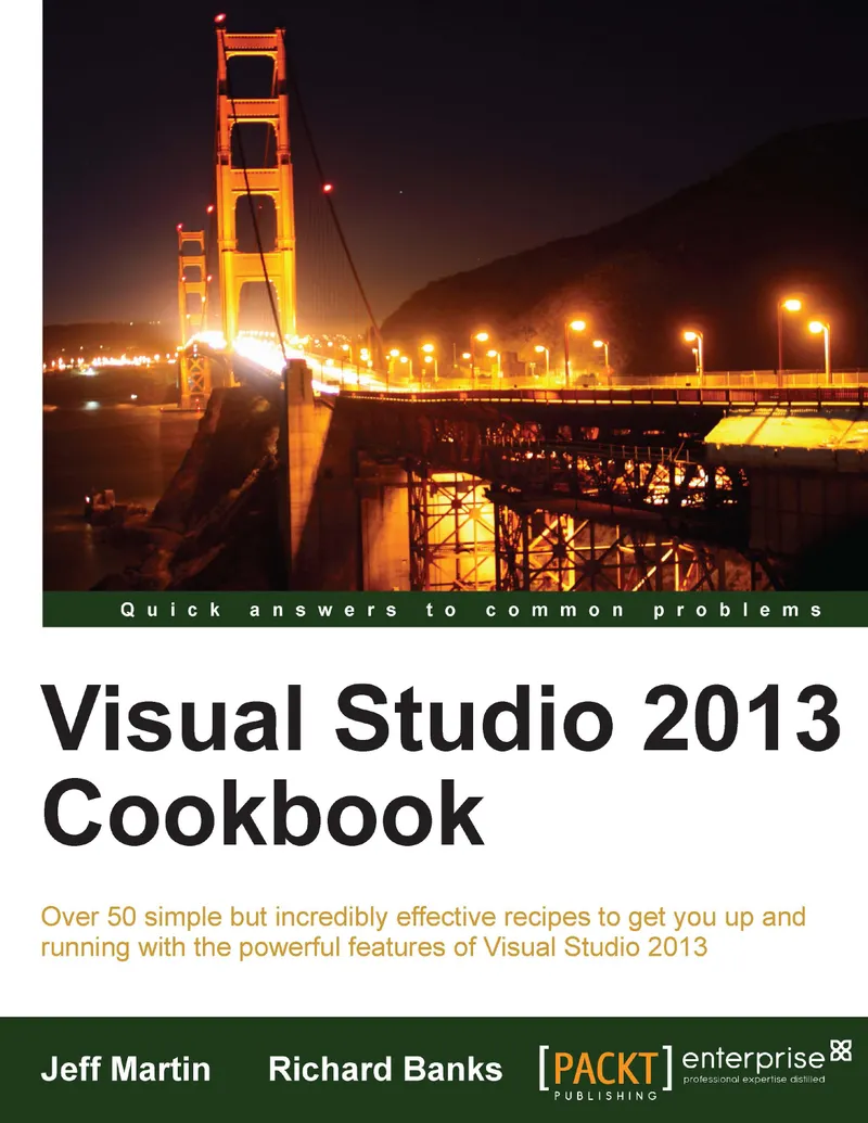 Visual Studio 2013 Cookbook
