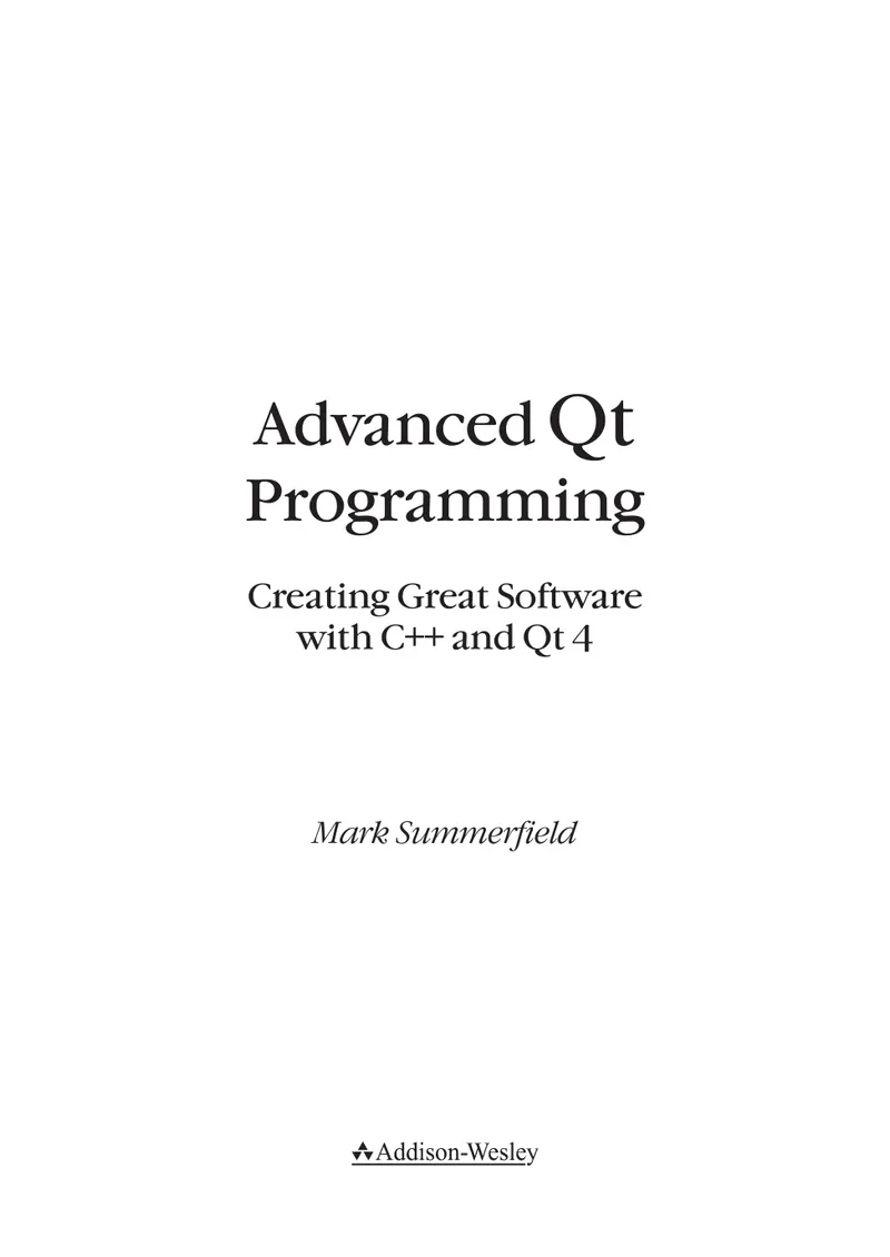 Qt. Professional Programming. Cross-Platform Application Development in C++