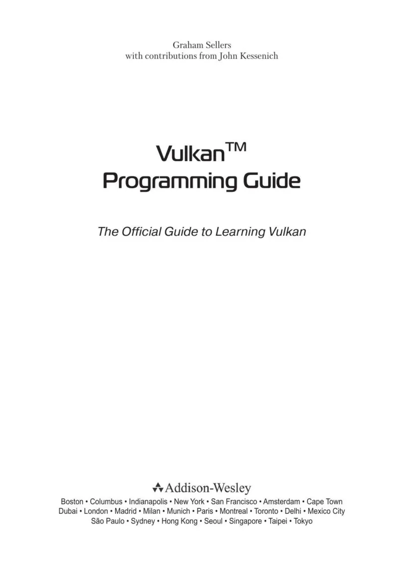 Vulkan. Developer's Guide