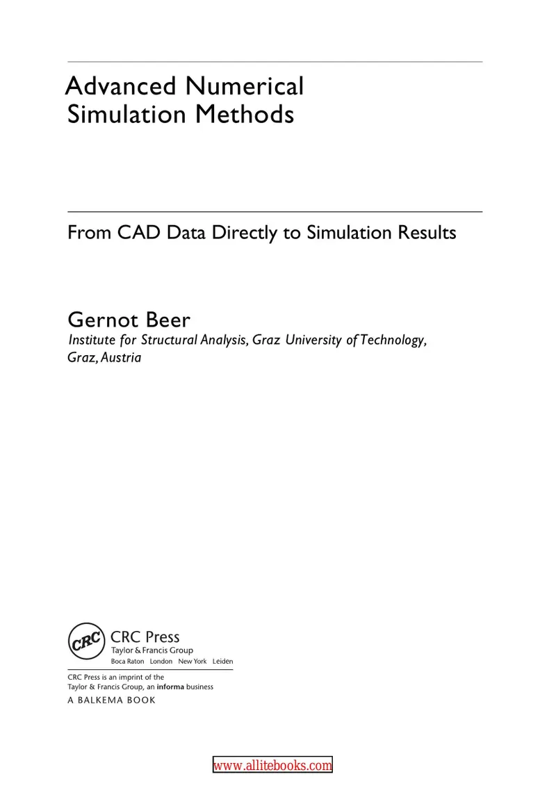Advanced Numerical Simulation Methods: From CAD Data Directly to Simulation Results
