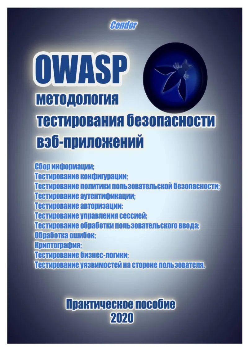 OWASP. Web Security Testing Guide, 2020.